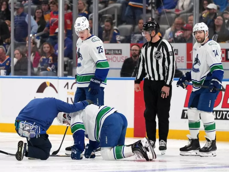 Canucks' Brock Boeser Suffers Injury Scare in Crucial Blues Matchup | Vancouver Hockey Update