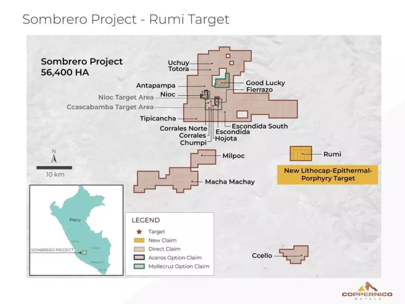 Coppernico Metals Strikes Gold with Major Land Expansion at Sombrero Project in Peru