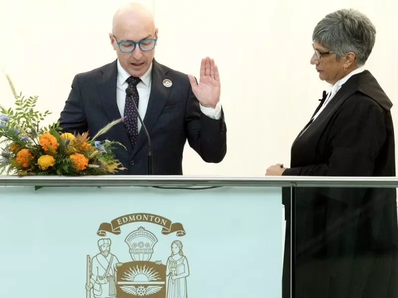 Edmonton's New Era Begins: Mayor Amarjeet Sohi Leads Historic Swearing-In Ceremony