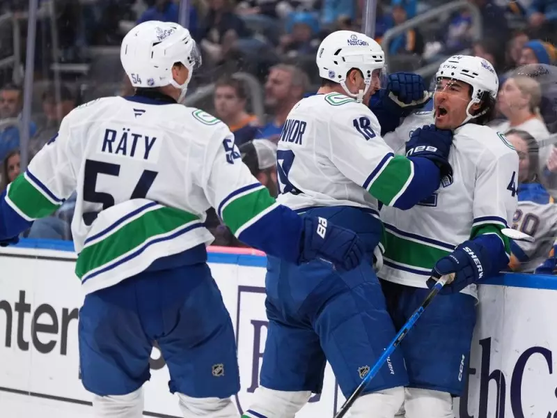 Kiefer Sherwood's Hat Trick Heroics Lead Canucks to Thrilling Shootout Victory Over Blues