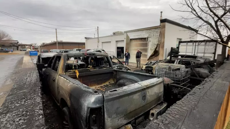 Saskatoon Police Charge Suspect with Arson After Four Vehicles Torched in Idylwyld Drive Parking Lot