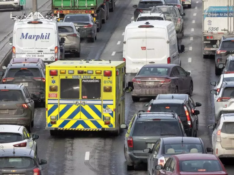 Tragedy at Décarie Intersection: Pedestrian Killed in Collision, Driver Arrested