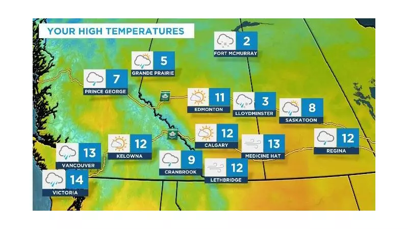 Wild Weather Whiplash: Southern Alberta Braces for Wind, Rain and Double-Digit Temperature Swing