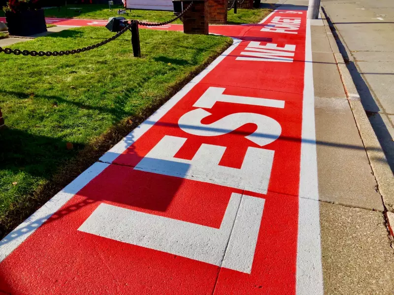 Windsor Unveils Permanent Tribute: Poppy-Emblazoned Sidewalk Honors Canadian Heroes