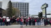 Alberta Students Stage Walkout in Solidarity with Teachers: Hundreds Protest Outside Legislature