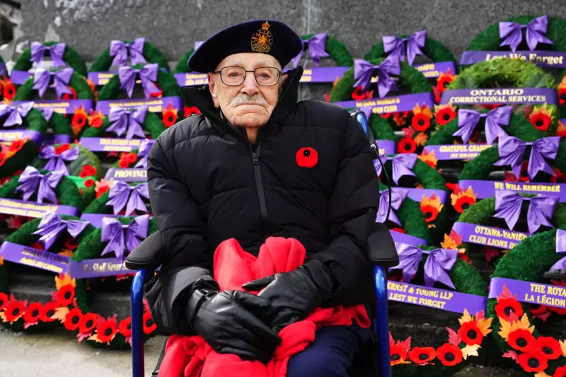 103-Year-Old WWII Veteran Experiences First Ottawa Remembrance Day