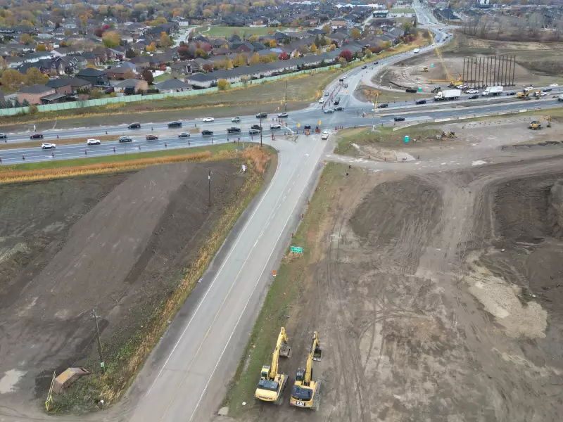 $110M Banwell Road & E.C. Row Expressway Construction Underway