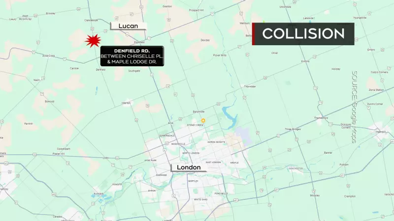 3 Hospitalized After Serious Crash Near Lucan, Ontario