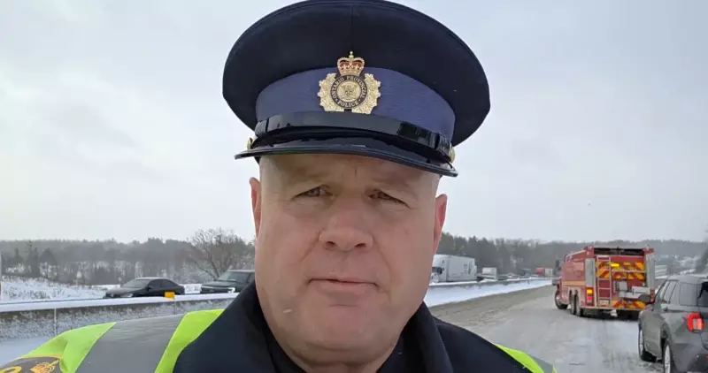 40K Litres of Liquid Asphalt Spill in Highway Crash West of Cambridge