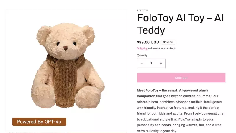 AI Teddy Bear Sales Halted After BDSM and Knife Advice