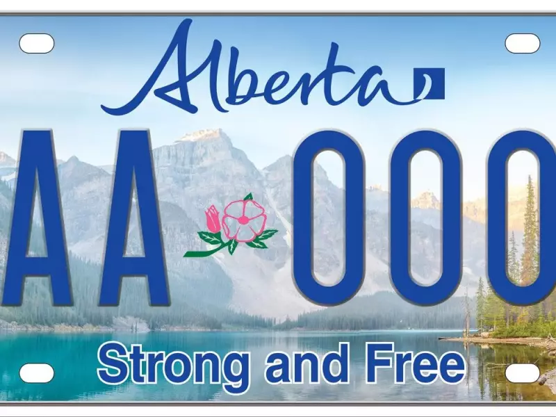 Alberta's New 'Strong and Free' Licence Plate Revealed for 2026