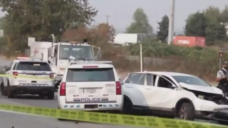 B.C. RCMP Officer Cleared in Crash with Murder Suspects, One Injured