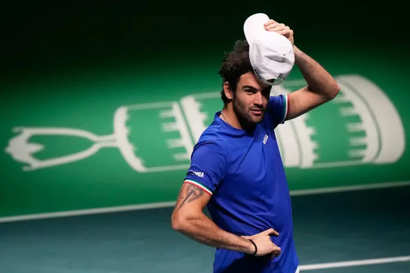 Berrettini Gives Italy Davis Cup Lead Over Belgium in Semifinal