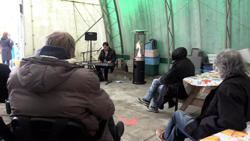 Blue Rodeo Star Plays Free Concert for London Homeless Shelter