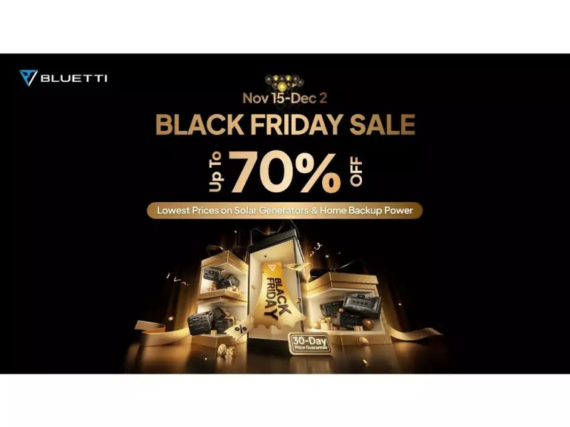 BLUETTI Black Friday Sale: Up to 70% Off Power Solutions in Canada