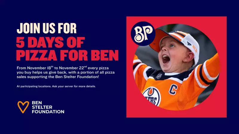 Boston Pizza's 5-Day Fundraiser Supports Ben Stelter Foundation