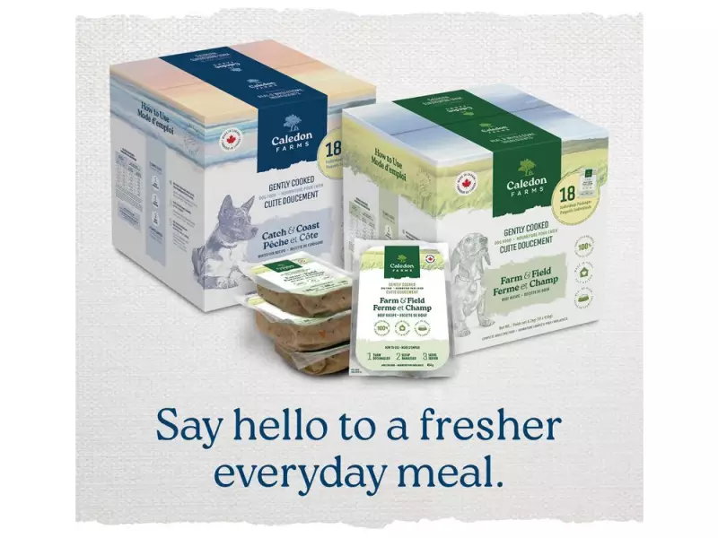 Caledon Farms Launches Gently Cooked Dog Food in Canada