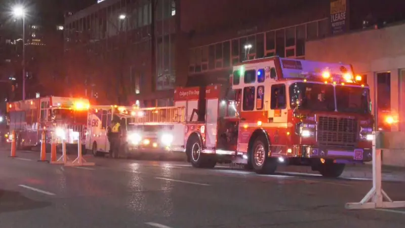 Calgary Fire Crews Respond to Vacant Building Blaze, No Injuries Reported