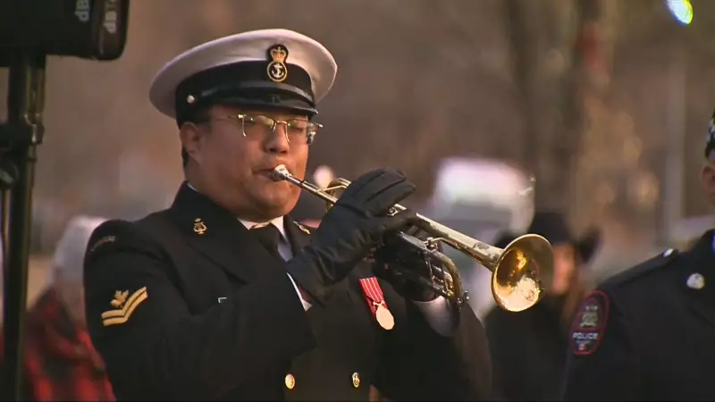 Calgary Sunset Ceremony Honors Alberta's Fallen Soldiers at Field of Crosses