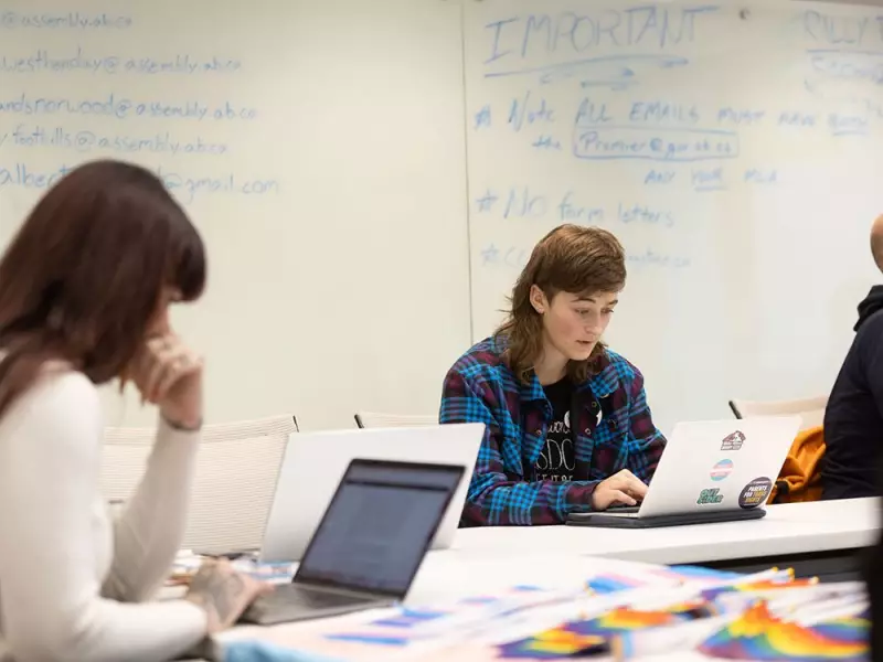 Calgary Transgender Rally Protests Bill 9 on Day of Remembrance