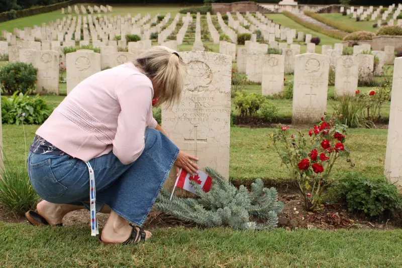 Canadian Woman's Mission to Visit Fallen Soldiers' Graves in Europe