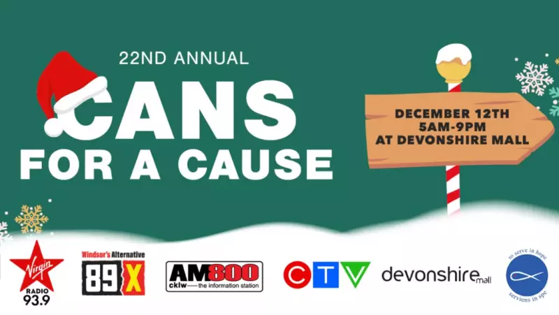 Cans For a Cause Marks 22 Years of Windsor Community Support