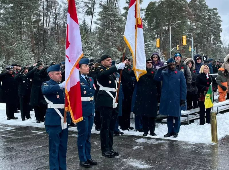 CFB Borden Honors Veterans in Solemn Remembrance Day Ceremony
