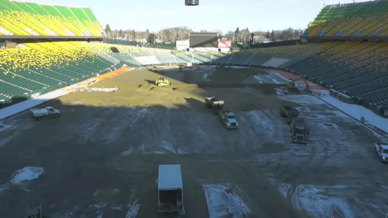 Commonwealth Stadium Installing New Turf for Edmonton Elks in 2026