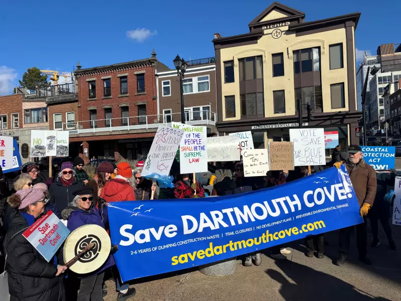 Dartmouth Cove Infilling Protest: Last-Minute Rally to Save Waterway
