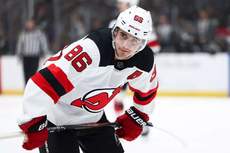 Devils Star Jack Hughes Sidelined with Freak Hand Injury at Team Dinner