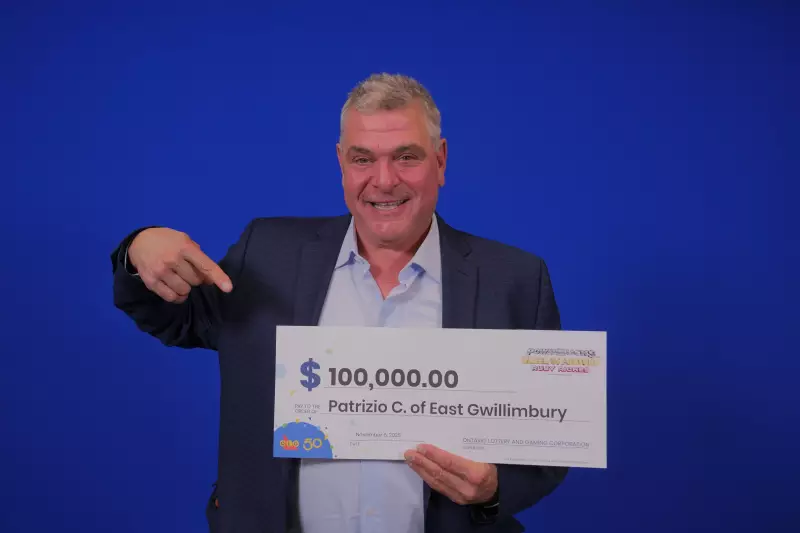 East Gwillimbury Grandfather Wins $100,000 in OLG Watch 'N Win Game