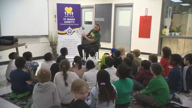 Edmonton Elks Players Inspire Students in Literacy Initiative