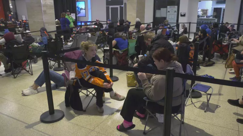 Edmonton Oilers Autograph Day Draws Early Crowds at West Edmonton Mall