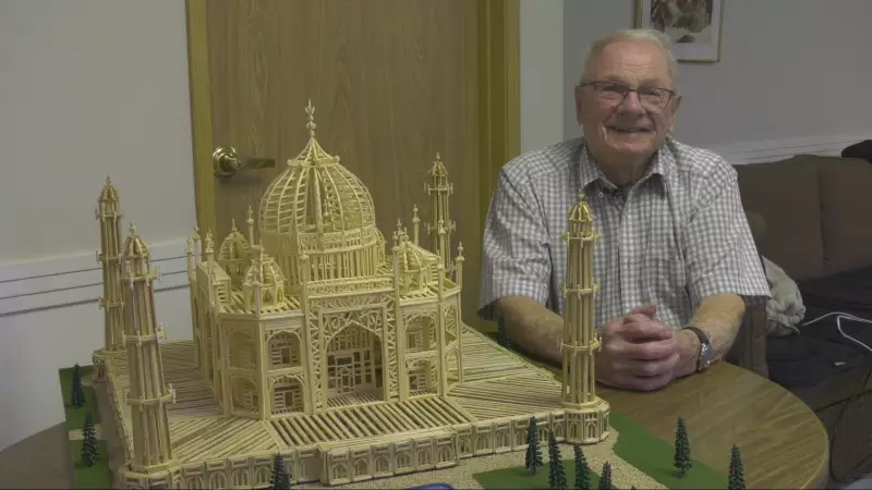 Edmonton Senior Builds Historic Landmarks with Matchsticks