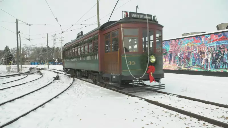 Edmonton's Christmas Streetcar Returns for Nearly Booked 2025 Season