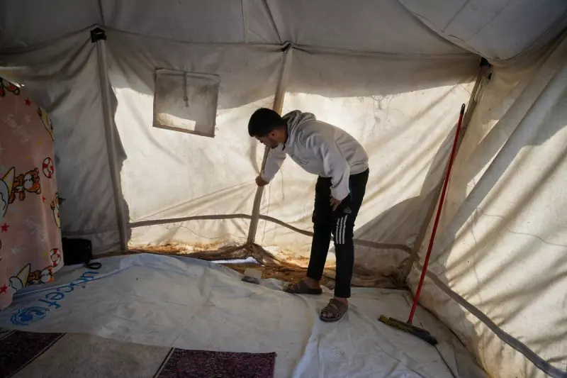 First Major Winter Rains Devastate Gaza's Makeshift Shelters
