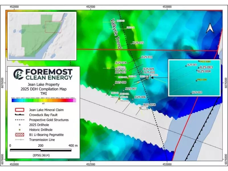 Foremost Clean Energy Hits High-Grade Gold at Jean Lake: 34.2 g/t Over 0.8m
