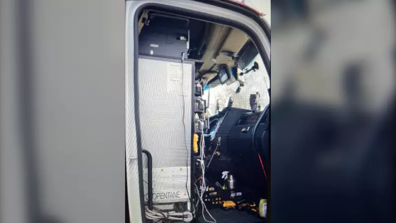 Fridge, Printer Found in Passenger Seat During Ontario Speeding Stop