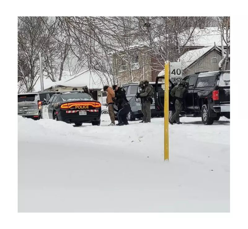 Heavy Police Presence in Orillia Neighborhood Sparks Community Concern
