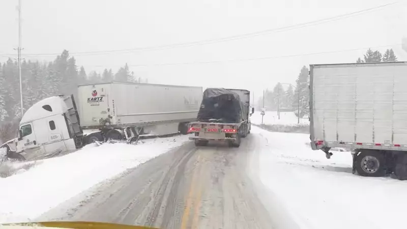 Highway 11 Closed Between Cochrane and Kapuskasing Due to Heavy Snow