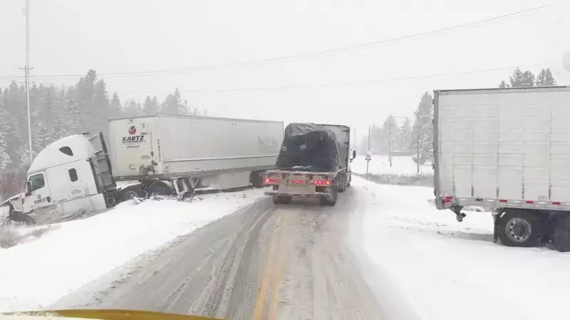 Highway 11 Reopens After Snowstorm Causes Multiple Closures in Cochrane Area