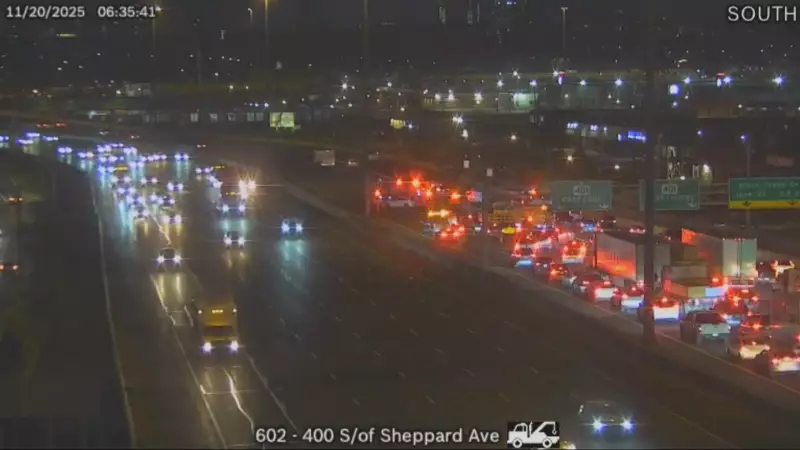 Highway 400 SB Reopens After Multi-Vehicle Crash Near Sheppard Avenue