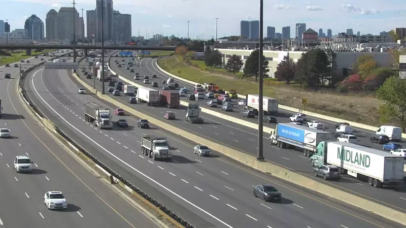 Highway 401 Westbound Collector Lanes Reopen After Scarborough Vehicle Fire