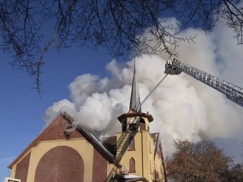 Historic Mustard Seed Church Burns Days Before Demolition in Edmonton