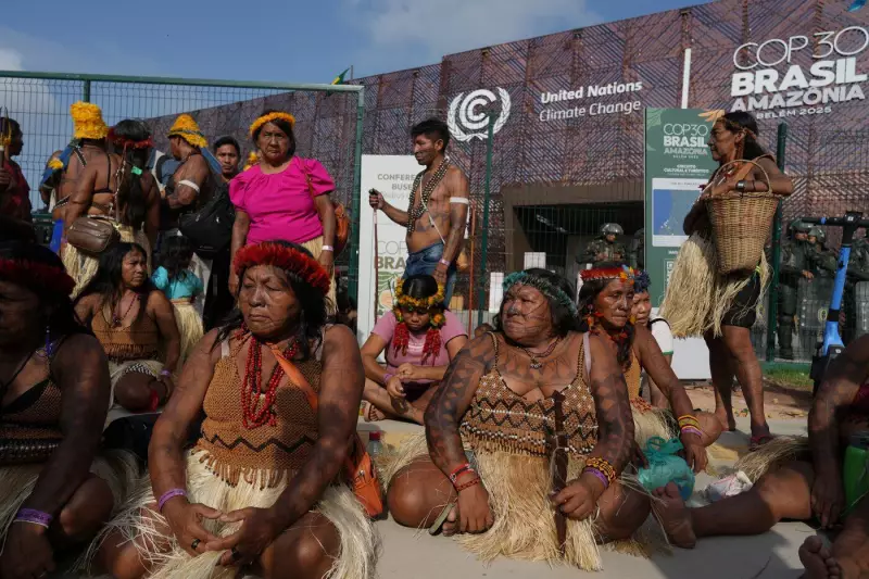 Indigenous Protesters Block COP30 Summit Entrance in Brazil