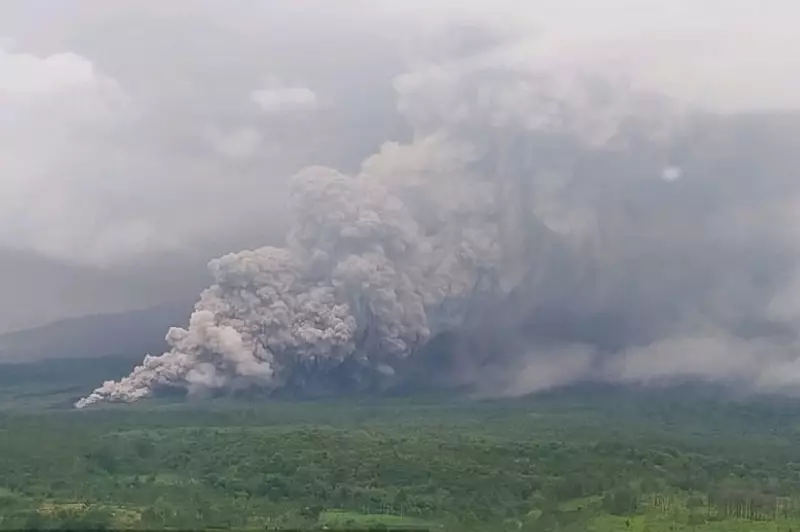 Indonesia's Mount Semeru Erupts, Forcing Villages to Evacuate Under Ash