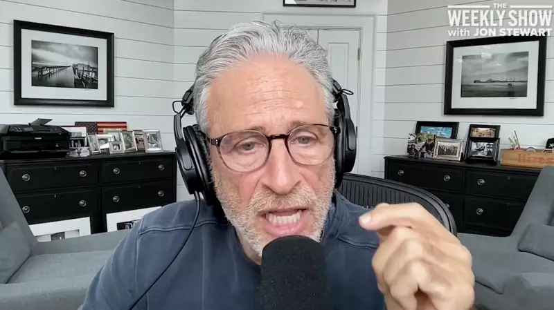 Jon Stewart Blasts Conservative Hypocrisy on Trump-Saudi Ties