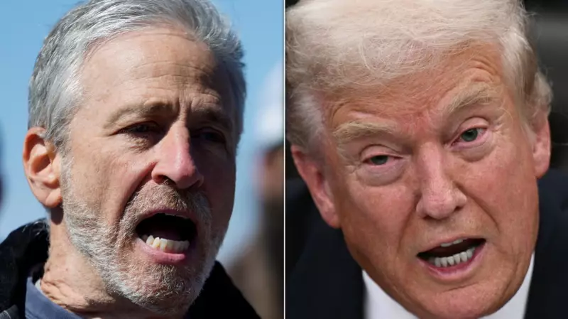 Jon Stewart Predicts Trump's Name Will Appear in Epstein Files