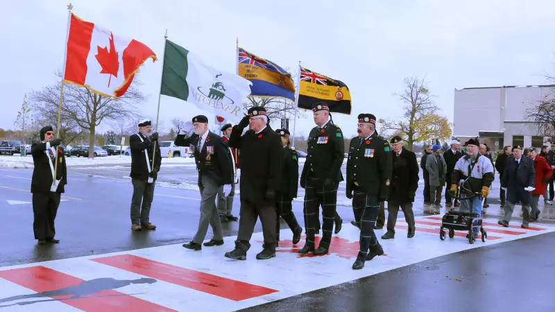 Kitchener and Waterloo Install Permanent Veterans Tributes for Year-Round Honour