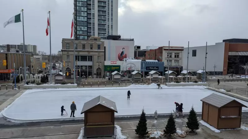 Kitchener's Carl Zehr Square Ice Rink Prepares for Winter Season